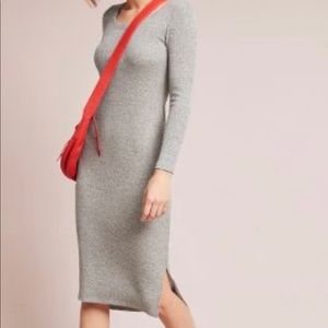 NWT Anthropologie Gertrude Ribbed Dress XS Petite